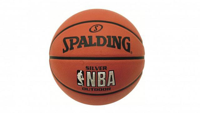 Minge de baschet Spalding NBA Silver Outdoor nr. 7-big
