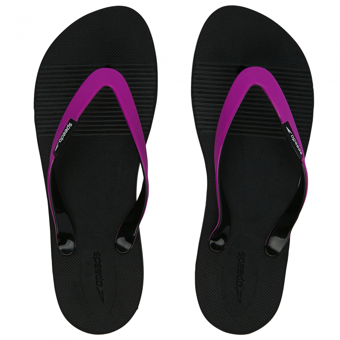 Papuci pentru femei Speedo Saturate II, negru/mov-big