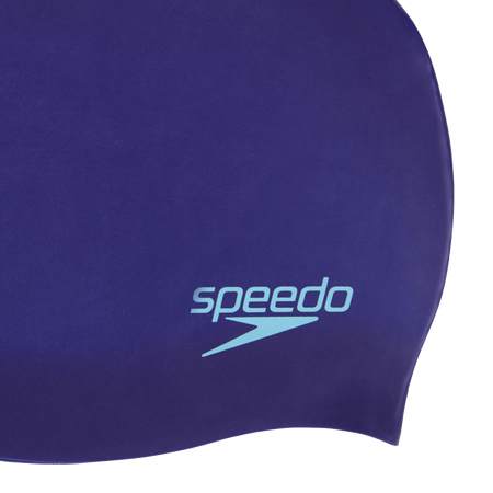 Casca de inot pentru copii Speedo Silicon Plain Moud Silc mov/albastru1